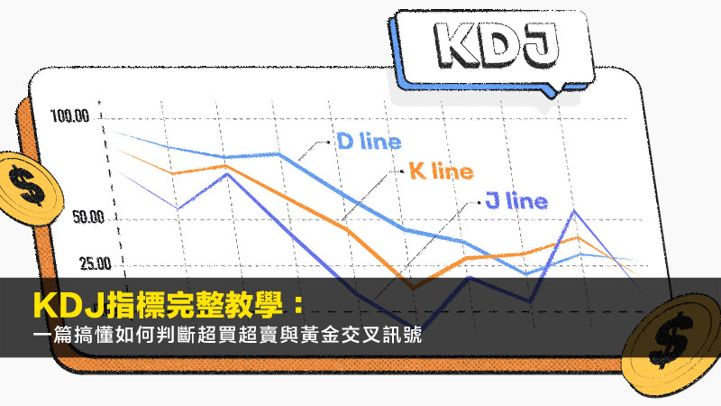 KDJ指標完整教學:一篇搞懂如何判斷超買超賣與黃金交叉訊號 1 KDJ指標,黃金交叉,超買超賣,短線交易策略 KDJ指標完整教學:一篇搞懂如何判斷超買超賣與黃金交叉訊號